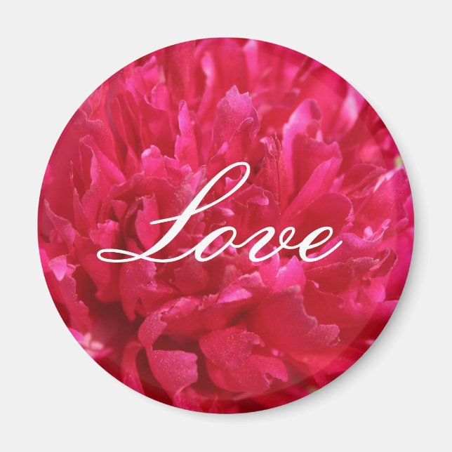 Peony Love Magnet (Front)