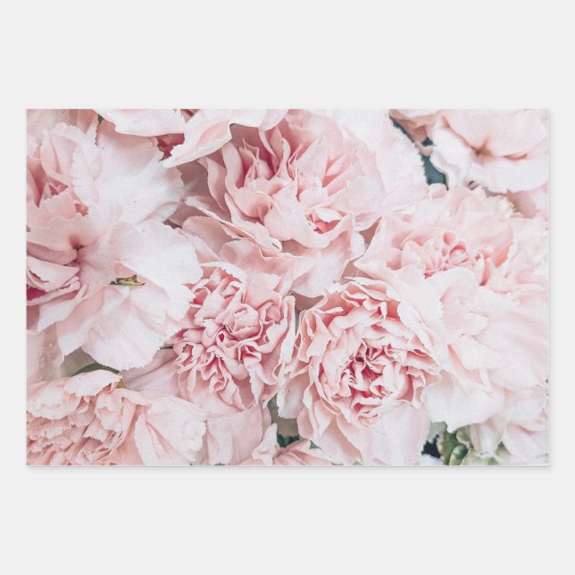 peony love wrapping paper sheet (Front)