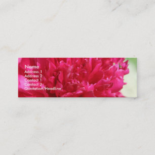 Peony Mini Business Card