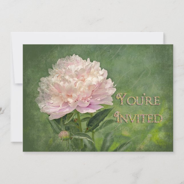Peony Multi-Purpose Invitation (Front)