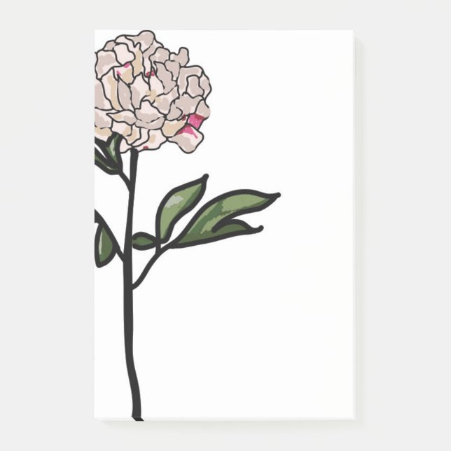 Peony Notepad (Front)