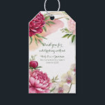 Peony & Orchid Garden Floral Glam Wedding  Gift Tags<br><div class="desc">Matching items available.</div>