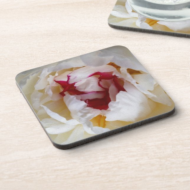 Peony petals coaster (Left Side)
