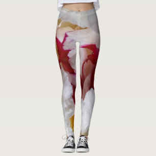 Peony petals leggings
