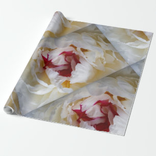 Peony petals wrapping paper