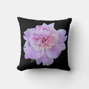 Peony Pink Flower Modern Throw Pillow