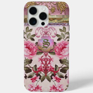 Peony Place Monogram iPhone 15 Pro Max Case