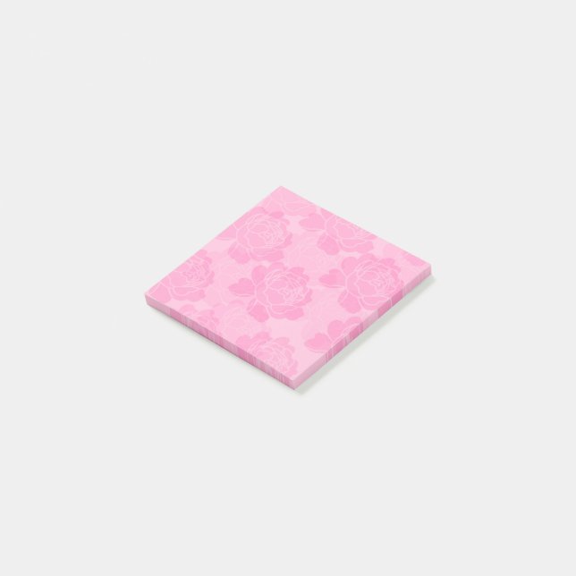 Peony Post it Notes (Angled)