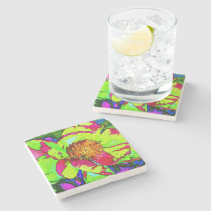 Peony Stone Coaster