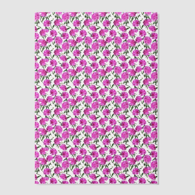 Peony. Vellum Invitations (Front)