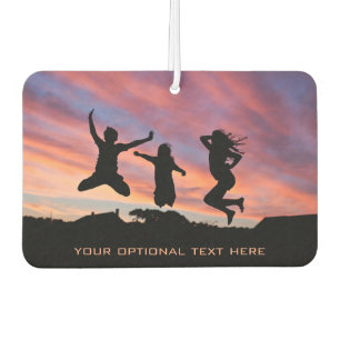 People at Sunset custom car air freshner Air Freshener