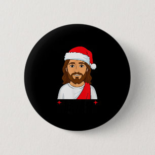People Born December Jesus Christmas Christian 2 Inch Round Button