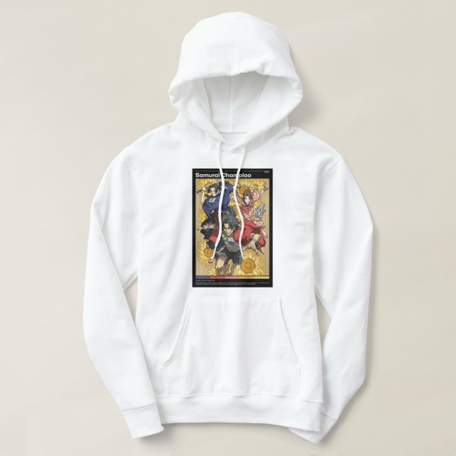 People Call Me Anime Samurai Japanese Champloo Ret Hoodie (Design Front)