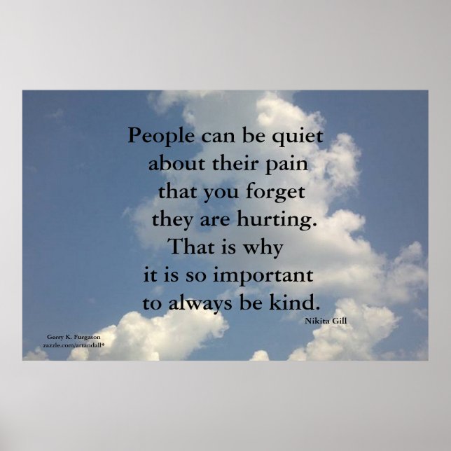 PEOPLE CAN BE QUIET NIKITA GILL  POSTER (Front)