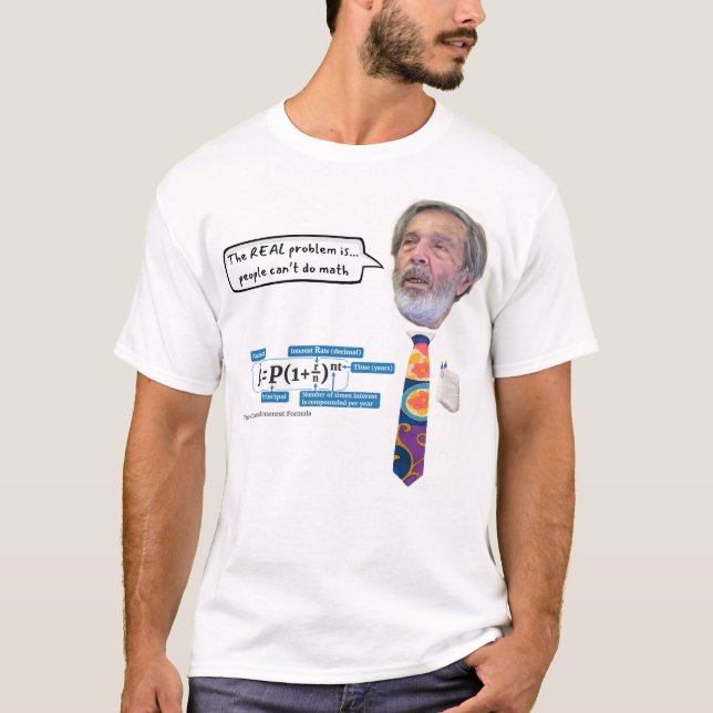 People can't do math T-Shirt (Front)