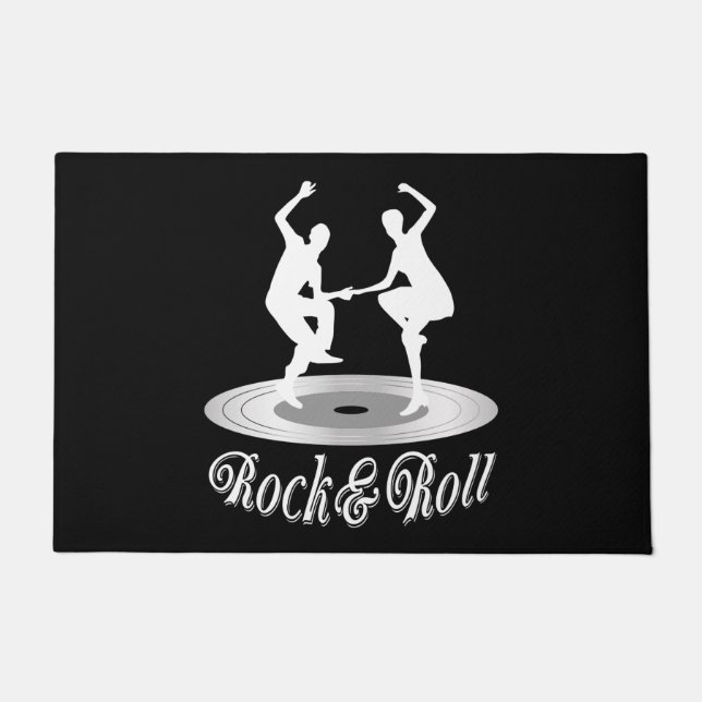 People dancing Rock and roll Doormat (Front)