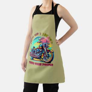 People Don't Take Trips: Vintage Retro Style Bike  Apron