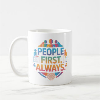 People First Always HR Admin Motivational Mug