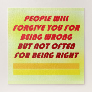 People forgive sorry concern poem words logo jigsaw puzzle