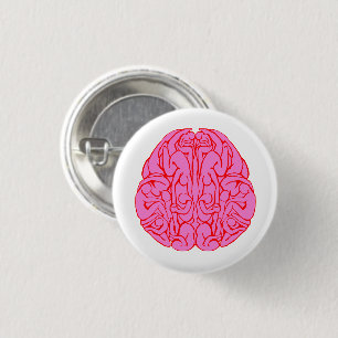 People in my Brain 1 Inch Round Button