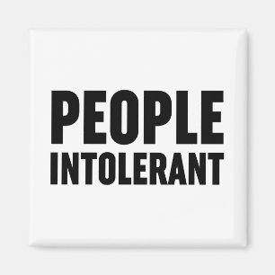 People Intolerant Magnet