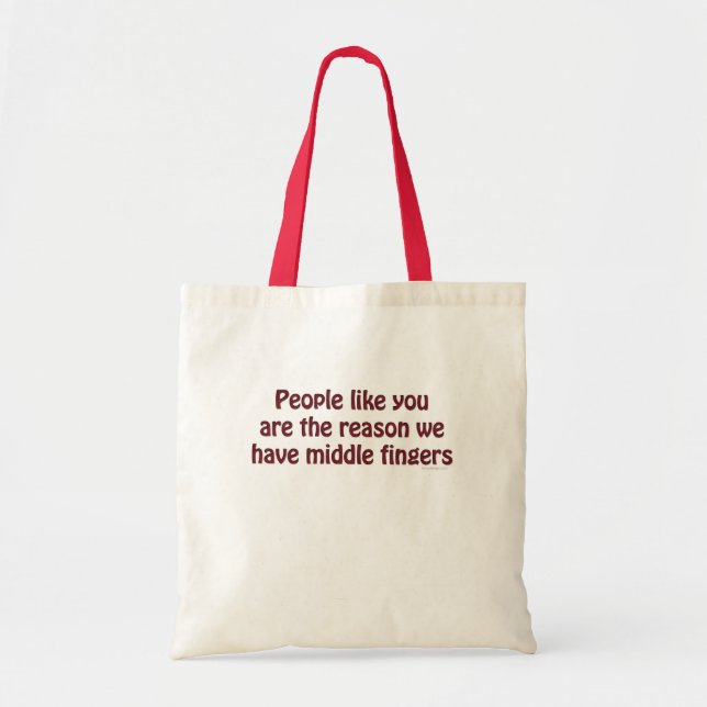 People Like You Fingers Bag (Front)