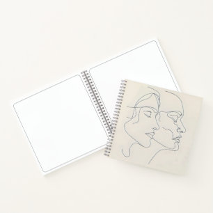 People Line Art Notebook