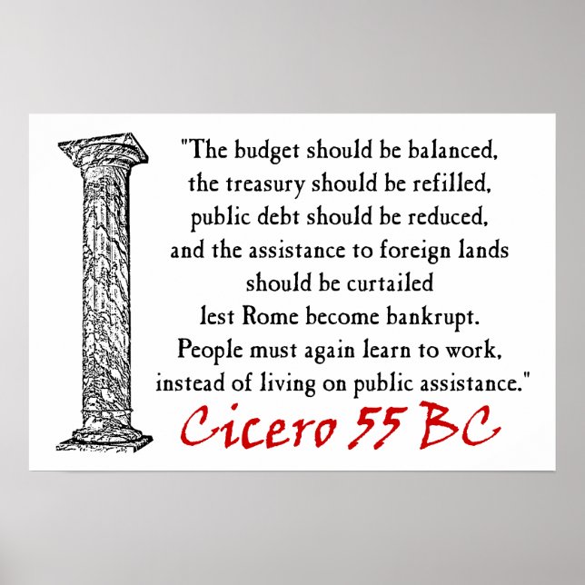 People Must Work - Cicero Poster (Front)