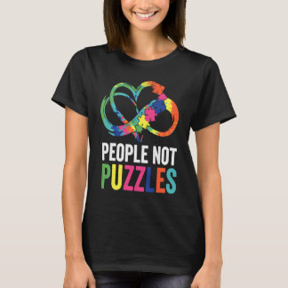 People Not Puzzles Inclusion Neuridiversity Autism T-Shirt