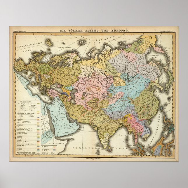 People of Asia and Europe Poster (Front)