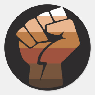 People of Colour (POC) Pride Classic Round Sticker