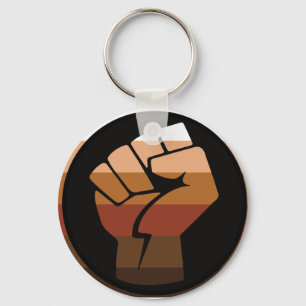 People of Colour (POC) Pride Keychain