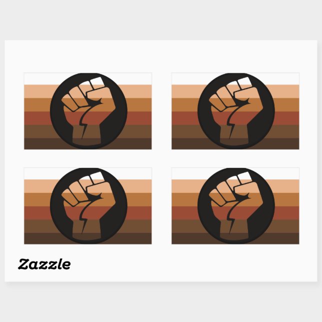 People of Colour (POC) Pride Sticker (Sheet)