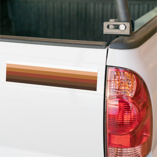 People of Colour Pride Bumper Sticker (On Truck)