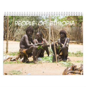 PEOPLE OF ETHIOPIA Wall Calendar