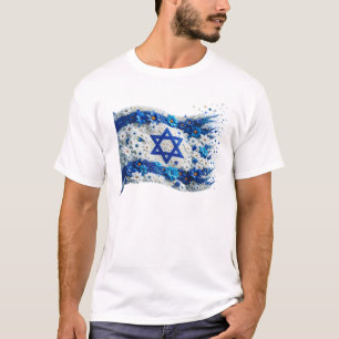 People of Israel Flag blossoming in flowers T-Shirt