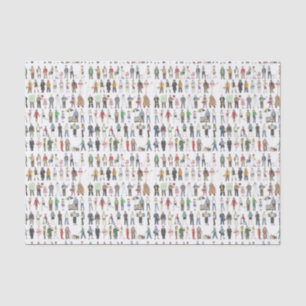 People of NYC New York City Boroughs Citizens Tissue Paper