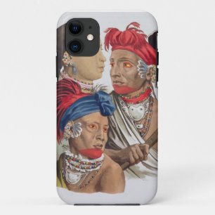 People of the Osagi Nation, from 'Le Costume Ancie iPhone 11 Case