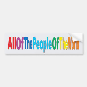 People of the World  Bumper Sticker
