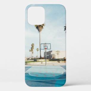 People outside outdoor basketball court iPhone 12 case