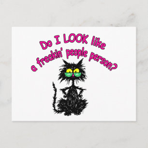 PEOPLE PERSON POSTCARD