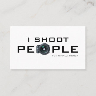 People photography for Photographers Videographers Business Card