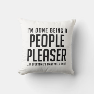 People Pleaser Throw Pillow