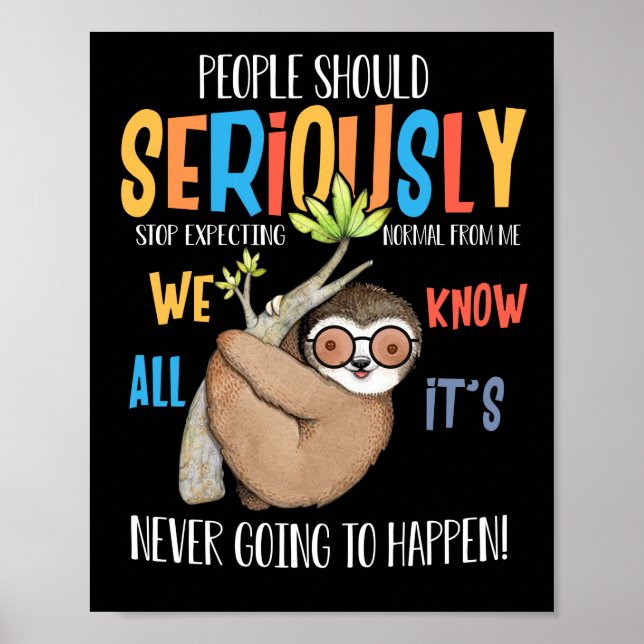 People Should Seriously Stop Expecting From Me Poster (Front)