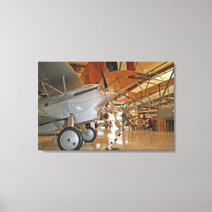 People touring National Museum of Naval Aviation Canvas Print