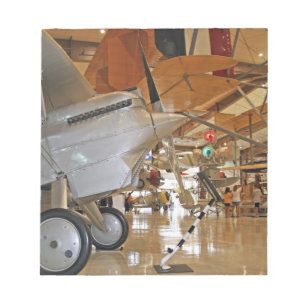 People touring National Museum of Naval Aviation Notepad