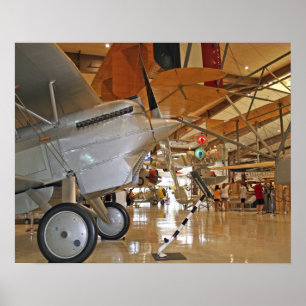 People touring National Museum of Naval Aviation Poster