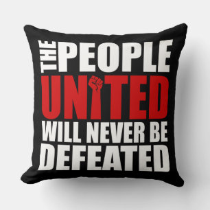 PEOPLE UNITED THROW PILLOW