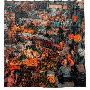 PEOPLE WALKING ON MARKET DURING DAYTIME