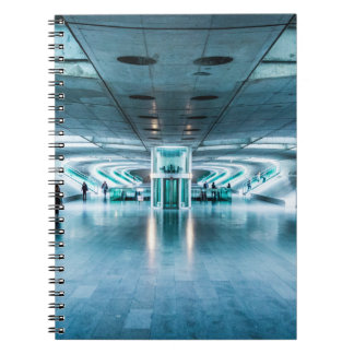 PEOPLE WALKING ON TUNNEL NOTEBOOK